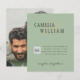 Lámina Invitación a matrimonio de foto presupuesto Guarda