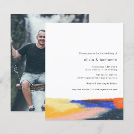 Lámina Invitación a matrimonio de fotografía artística ab