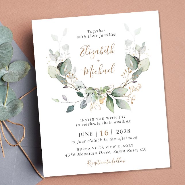 Lámina Invitación a matrimonio de fotografía de código QR (An elegant wedding invitation to set the tone for an unforgettable event)