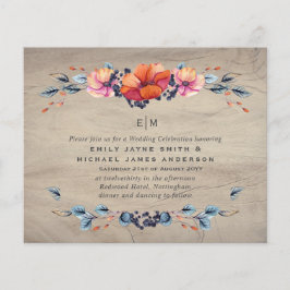 Lámina Invitación a matrimonio de Naranjas de Woodland Rú