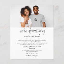 Lámina Invitación a matrimonio de reducción de tamaño de 