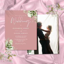 Lámina Invitación a matrimonio de Rosa de fotografía con