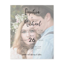 Invitación a matrimonio de sitio web QR para detal