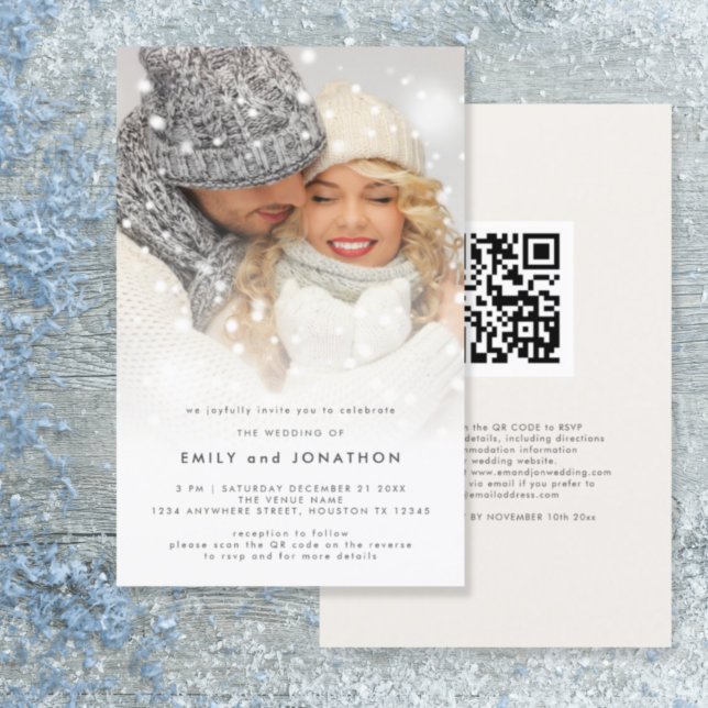 Lámina Invitación a matrimonio para Navidades QR por supe (Subido por el creador)