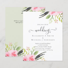 Lámina Invitación a matrimonio presupuestal de calidad de