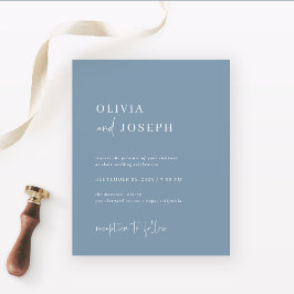 Lámina Invitación a matrimonio simple y moderna de presup