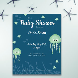 Lámina Invitación a presupuesto Baby Shower de Blue Jelly