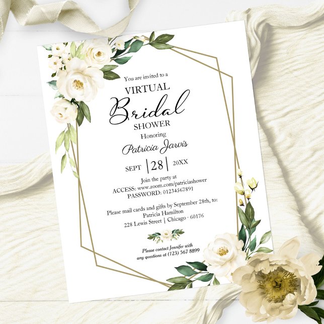 Lámina Invitación a presupuesto de ducha de novia virtual (Subido por el creador)
