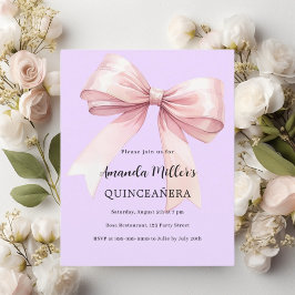 Lámina Invitación a Quinceanera