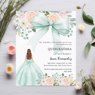 Lámina Invitación a Quinceanera