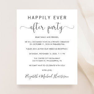 Lámina Invitación a recepción de boda de código QR de pre