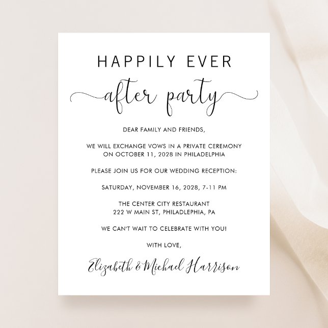 Lámina Invitación a recepción de boda de código QR de pre (Subido por el creador)