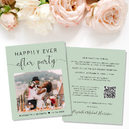 Lámina Invitación a recepción de matrimonio por código QR