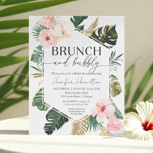 Lámina Invitación a un brunch presupuestal y a una ducha  (Subido por el creador)