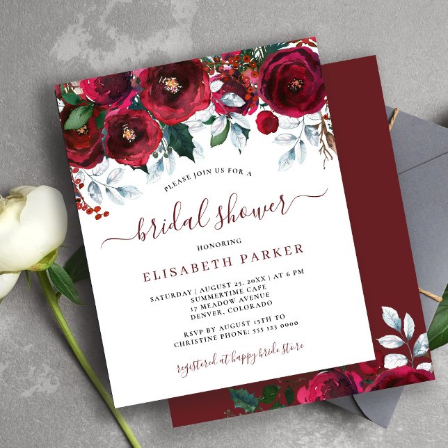 Lámina Invitación a una ducha de novia con presupuesto de (Subido por el creador)