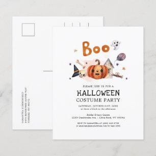 Lámina Invitación a una fiesta de disfraces de Halloween