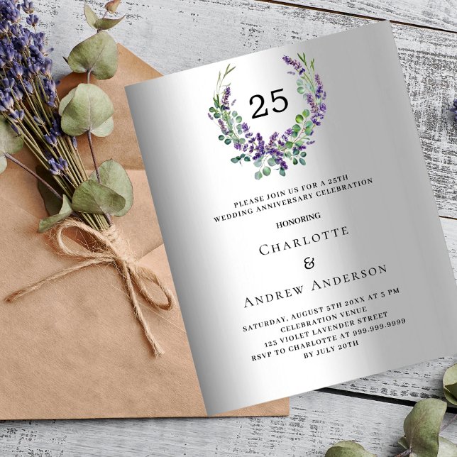 Lámina Invitación al 25º aniversario de Lavender (Subido por el creador)