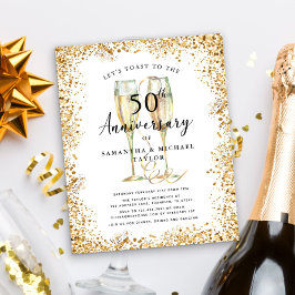 Lámina Invitación al 50° aniversario de Boda de presupues