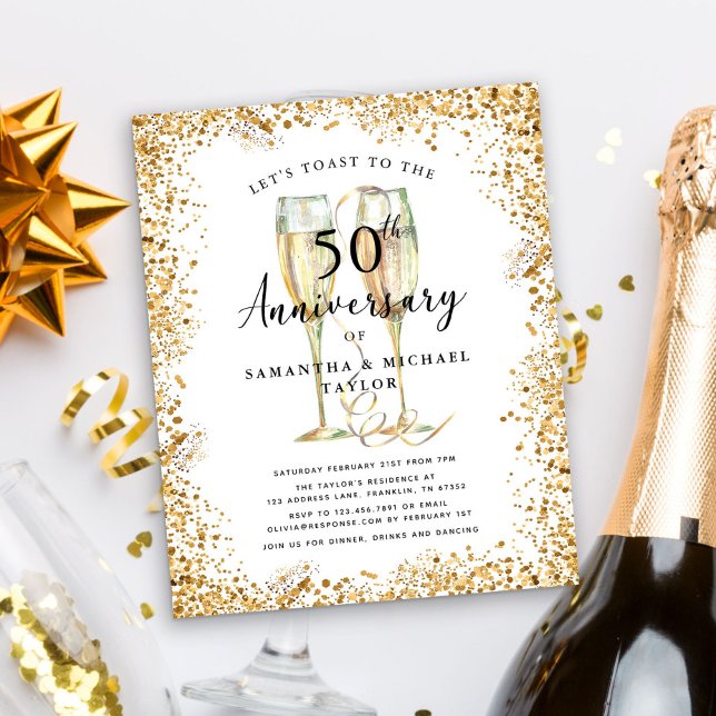 Lámina Invitación al 50° aniversario de Boda de presupues (Subido por el creador)
