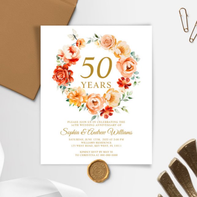 Lámina Invitación al 50° aniversario de Budget Rubor & Re (Subido por el creador)