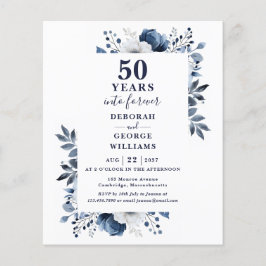 Lámina Invitación al 50° aniversario de la Marina de Pres