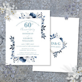 Lámina Invitación al 60º Aniversario Boda de la Floral Pr