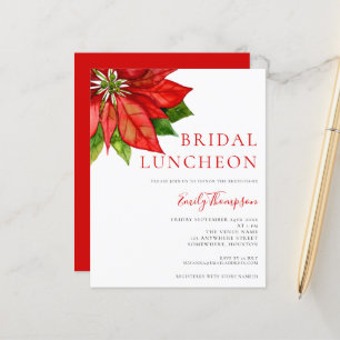 Lámina Invitación al almuerzo de Novias Rojas de Poinsett