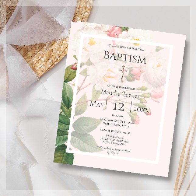 Lámina Invitación al bautismo de la rosa blanca del presu (Subido por el creador)