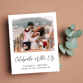 Lámina Invitación al código QR de la recepción de la boda