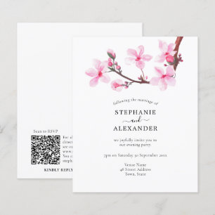 Lámina Invitación al código QR Fiesta de la noche de la f