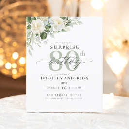 Lámina Invitación al cumpleaños de la sorpresa floral ver