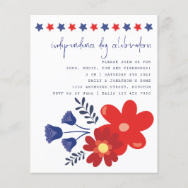 Lámina Invitación al Día de la Independencia de las Estre