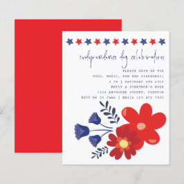 Lámina Invitación al Día de la Independencia de las Estre