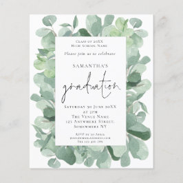 Lámina Invitación al Fiesta de Grado de Fotografía de Mar