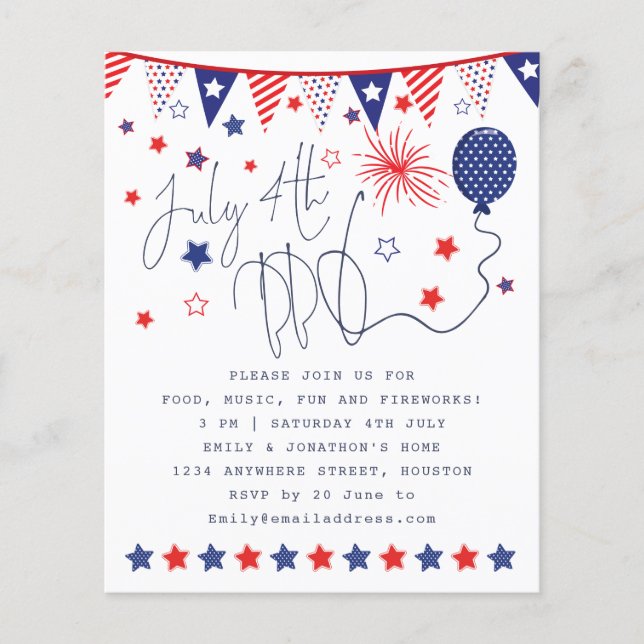 Lámina Invitación al guión de las Estrellas Blancas Rojas (Anverso)