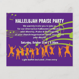 Lámina Invitación al PARTIDO DE ELOGIO cristiano de Hallo