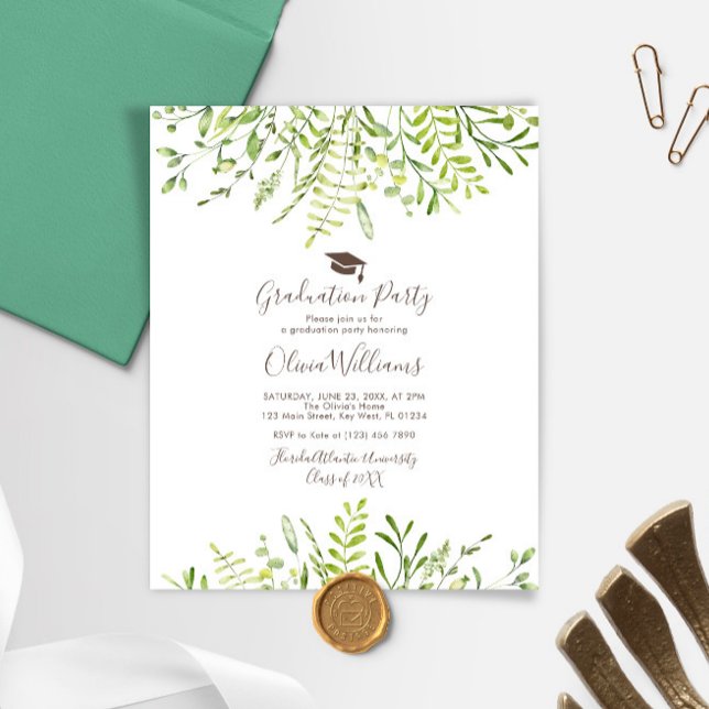 Lámina Invitación al Partido de Graduación Floral de Verd (Subido por el creador)
