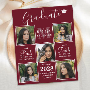 Lámina Invitación al Partido de Graduación Superior de Fo