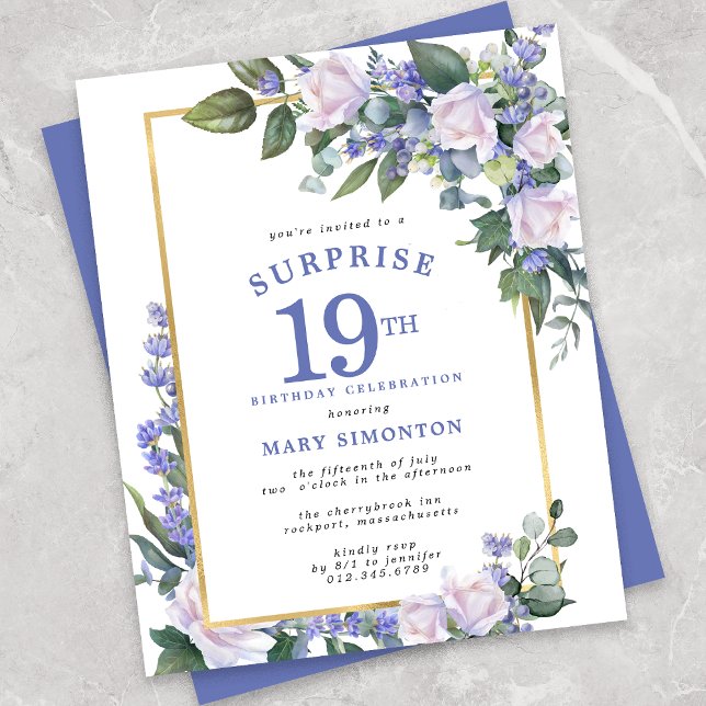 Lámina Invitación al partido sorpresa por cumpleaños núme (Subido por el creador)