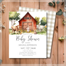 Invitación al presupuesto de Baby Shower para anim