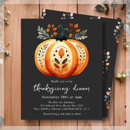 Lámina Invitación al presupuesto de la Boho Folk Folk