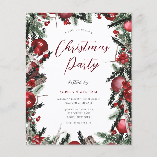 Lámina Invitación al presupuesto de la frontera festiva F (Anverso)