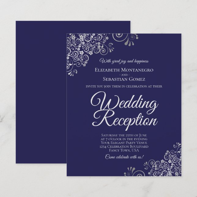 Lámina Invitación al PRESUPUESTO DE Recepción de la Marin (Anverso / Reverso)