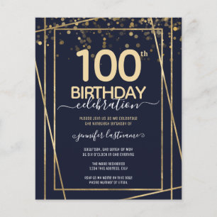 Lámina Invitación al presupuesto del partido de los 100 A