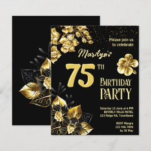 Lámina Invitación al presupuesto para cumpleaños de flore