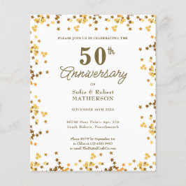 Lámina Invitación al presupuesto para el 50 aniversario d