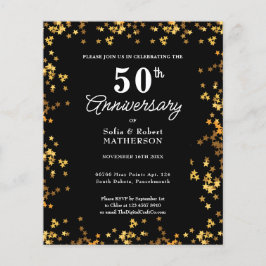 Lámina Invitación al presupuesto para el 50 aniversario d