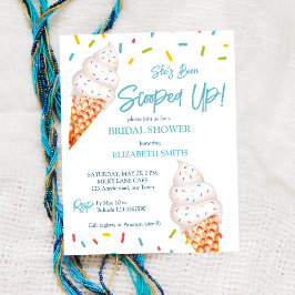 Lámina Invitación al presupuesto para la ducha de helados