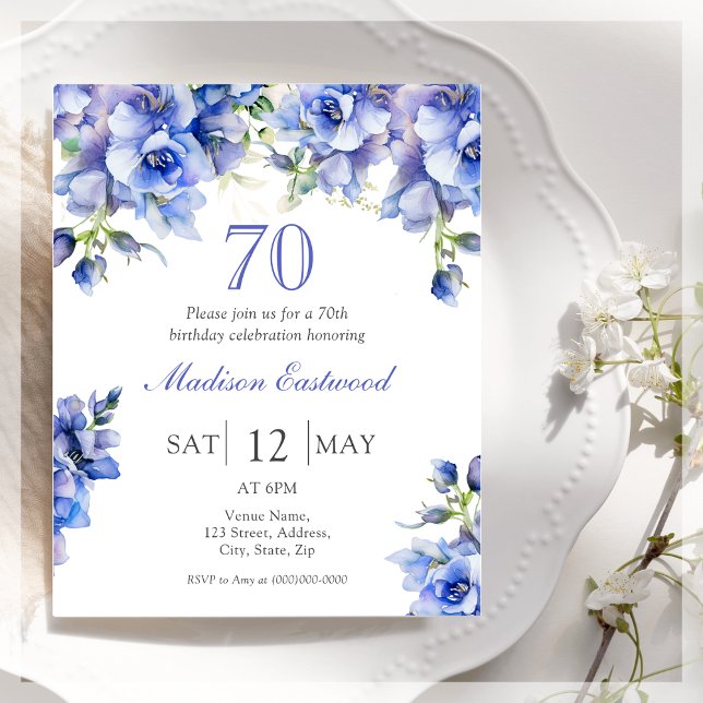 Lámina Invitación al presupuesto por 70 cumpleaños de Blu (Subido por el creador)