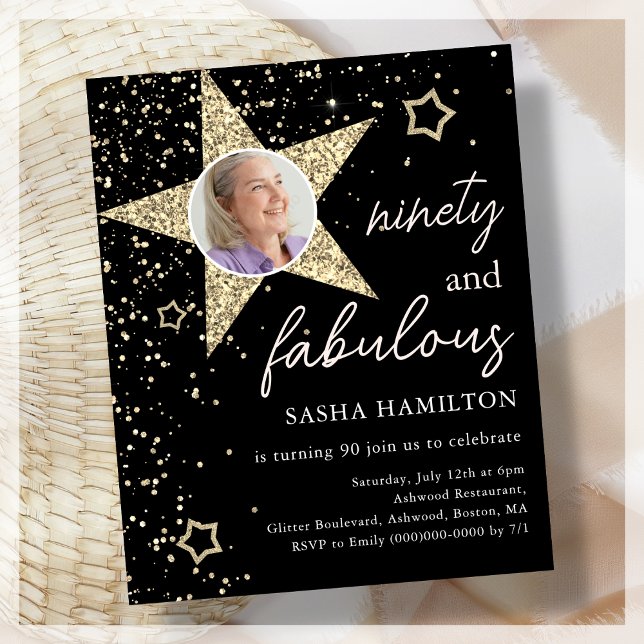 Lámina Invitación al presupuesto por 90 años para Black & (Subido por el creador)